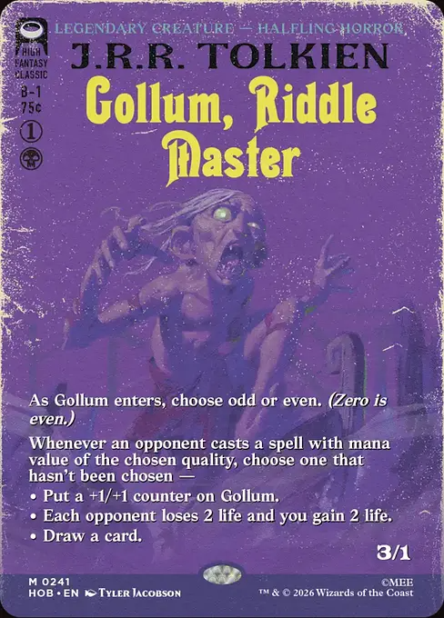 なぞなぞ名人、ゴラム/Gollum, Riddle Master [HOB-BF][ボーダーレス]