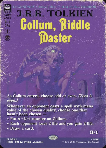 なぞなぞ名人、ゴラム/Gollum, Riddle Master [HOB-BF][ボーダーレス]