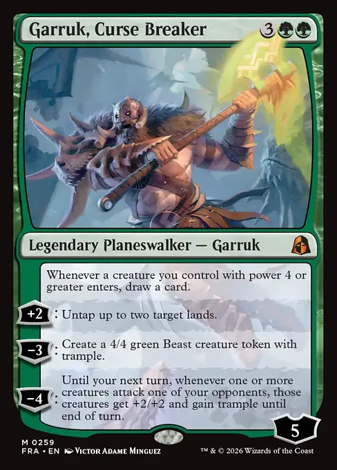 呪い破り、ガラク/Garruk, Curse Breaker [FRA]