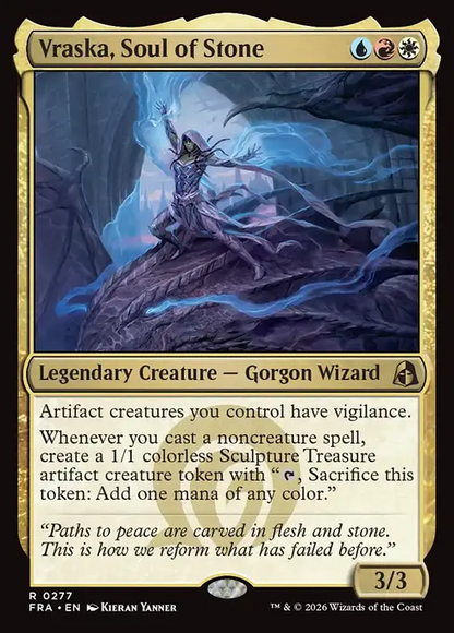 石の魂、ヴラスカ/Vraska, Soul of Stone [FRA][FOIL]