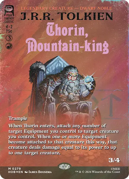 山の王、ソーリン/Thorin, Mountain-king [HOB-BF][ボーダーレス][FOIL][サージ]