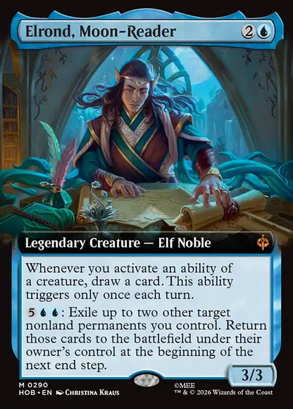月を読む者、エルロンド/Elrond, Moon-Reader [HOB-BF][拡張アート]