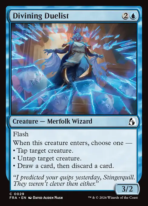預言する決闘者/Divining Duelist [FRA][FOIL]