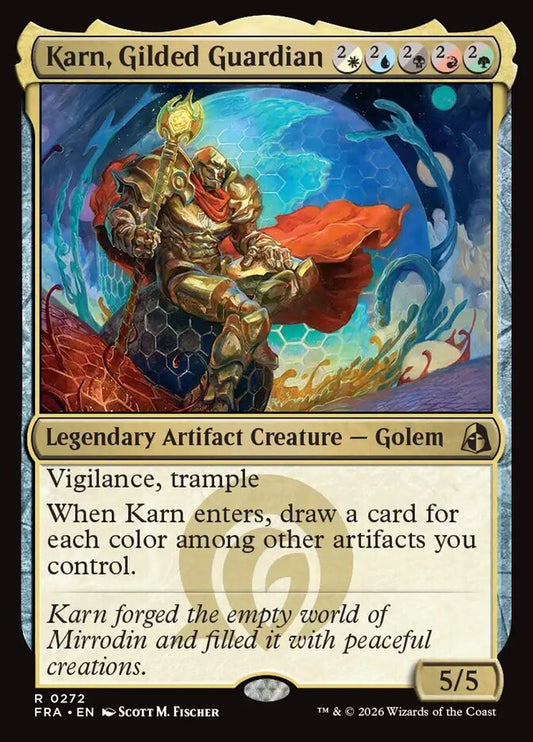 金色の守護者、カーン/Karn, Gilded Guardian [FRA][FOIL]