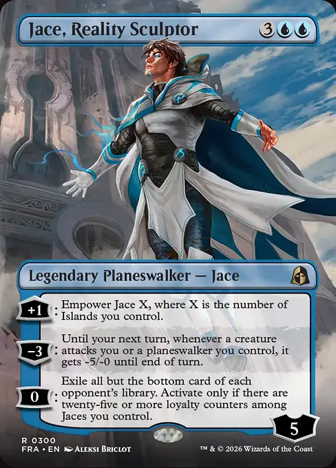 現実を彫る者、ジェイス/Jace, Reality Sculptor [FRA-BF][ボーダーレス][FOIL]