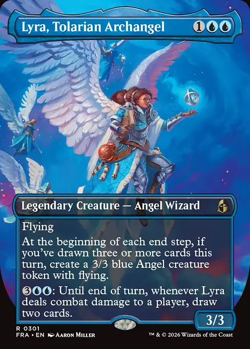 トレイリアの大天使、ライラ/Lyra, Tolarian Archangel [FRA-BF][ボーダーレス][FOIL]