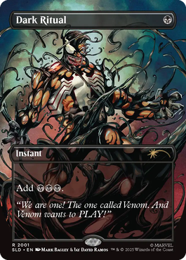 暗黒の儀式/Dark Ritual (Colors) [Secret Lair] [FOIL]