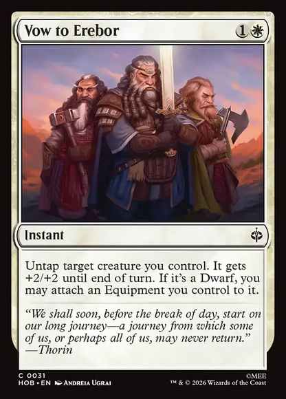 エレボール山に誓う/Vow to Erebor [HOB]