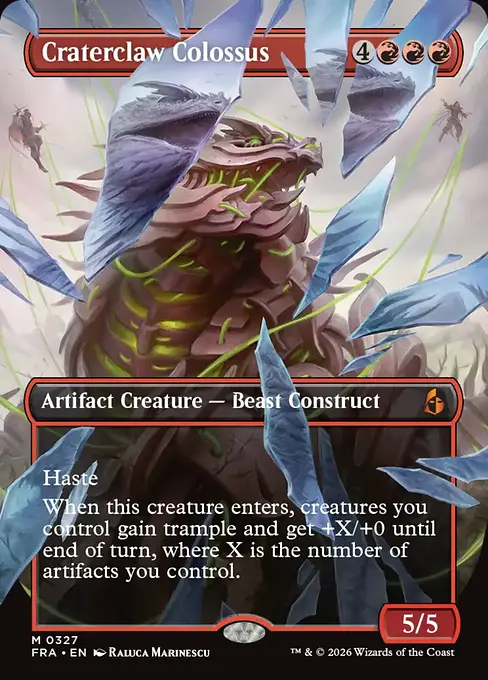 孔爪の巨像/Craterclaw Colossus [FRA-BF][ボーダーレス]