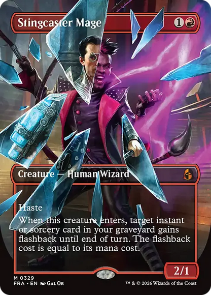 棘唱の魔道士/Stingcaster Mage [FRA-BF][ボーダーレス]