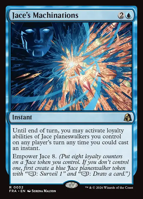 ジェイスの策謀/Jace's Machinations [FRA][FOIL]