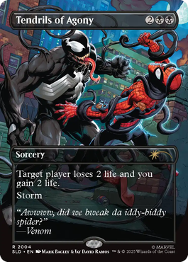 苦悶の触手/Tendrils of Agony (Colors) [Secret Lair] [FOIL]