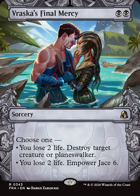 ヴラスカの最後の慈悲/Vraska's Final Mercy [FRA-BF][ショーケース][FOIL]