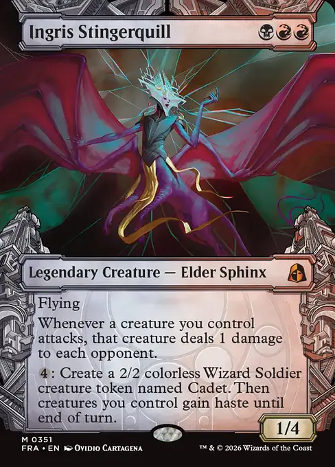 イングリス・スティンガークイル/Ingris Stingerquill [FRA-BF][ショーケース][FOIL]