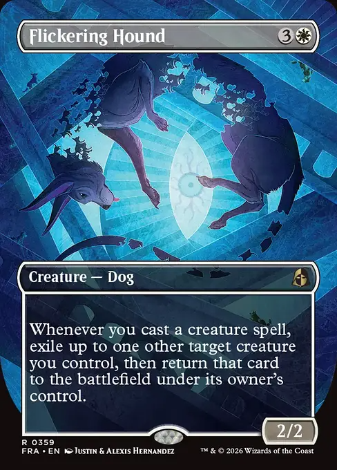 見え隠れする猟犬/Flickering Hound [FRA-BF][ボーダーレス][FOIL]