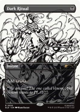 暗黒の儀式/Dark Ritual (Inks) [Secret Lair] [FOIL]