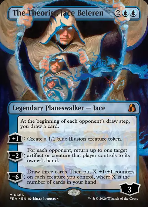 理論家、ジェイス・ベレレン/The Theorist, Jace Beleren [FRA-BF][ボーダーレス][FOIL]