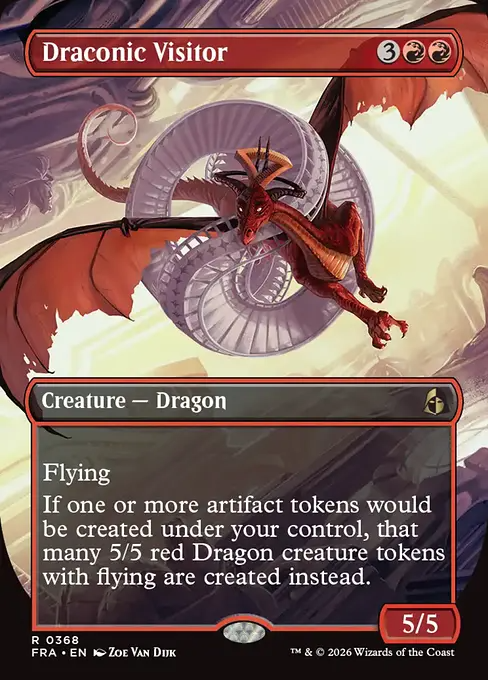 ドラゴンの訪問者/Draconic Visitor [FRA-BF][ボーダーレス]