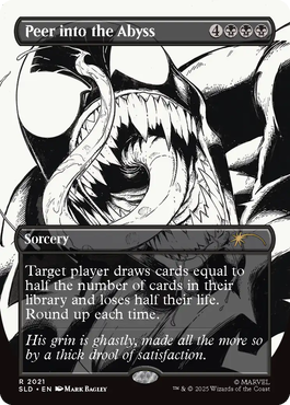 深淵への覗き込み/Peer into the Abyss (Inks) [Secret Lair] [FOIL]