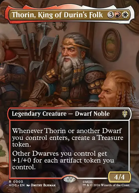 ドゥリンの民の王、ソーリン/Thorin, King of Durin's Folk [HOC][ボーダーレス]