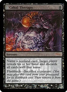 陰謀団式療法/Cabal Therapy [FNM][DCIマーク][FOIL]