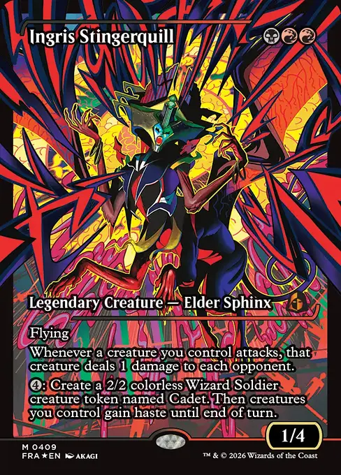 イングリス・スティンガークイル/Ingris Stingerquill [FRA-BF][ショーケース][FOIL]