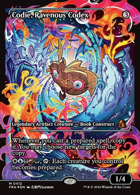 貪欲な写本、コーディ/Codie, Ravenous Codex [FRA-BF][ショーケース][FOIL]