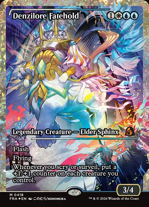 デンジロア・フェイトホールド/Denzilore Fatehold [FRA-BF][ショーケース][FOIL][フラクチャー]