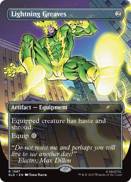 稲妻のすね当て/Lightning Greaves [Secret Lair] [FOIL]