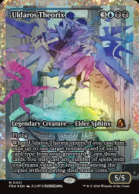 ウルダロス・セオリクス/Uldaros Theorix [FRA-BF][ショーケース][FOIL][フラクチャー]
