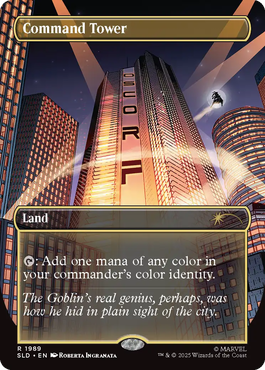 統率の塔/Command Tower [Secret Lair] [FOIL]