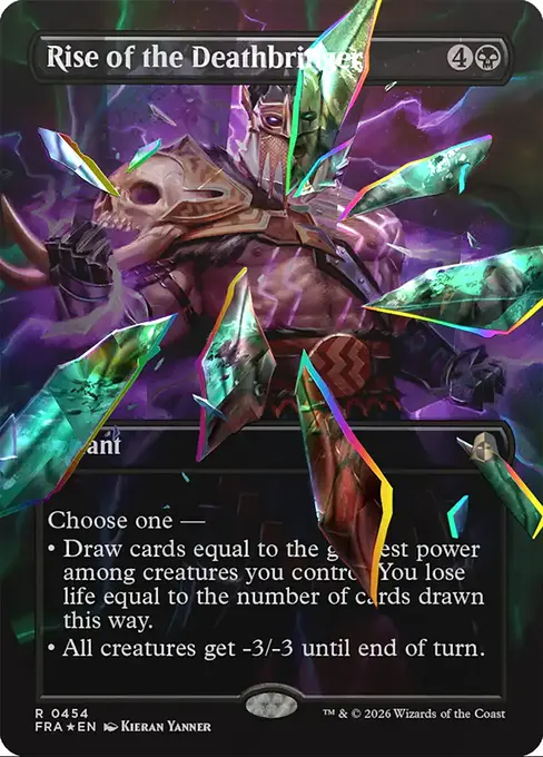 死をもたらす者の隆盛/Rise of the Deathbringer [FRA-BF][ボーダーレス][FOIL][ファセット]