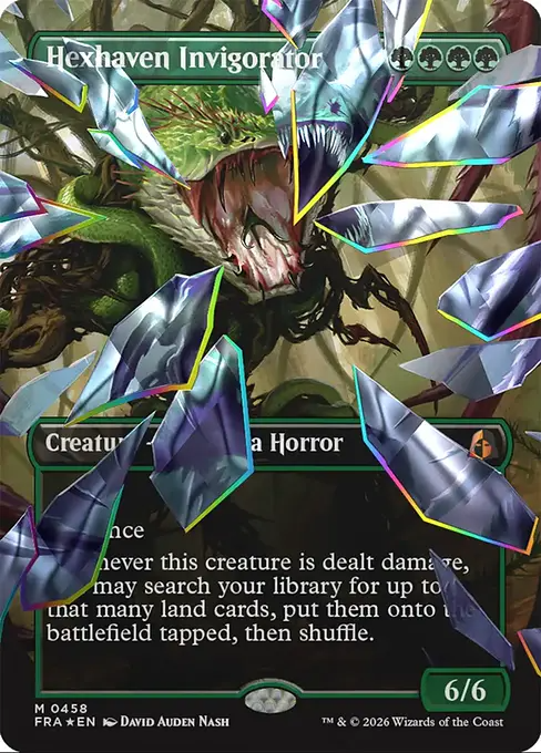 ヘクスヘイヴンの活性者/Hexhaven Invigorator [FRA-BF][ボーダーレス][FOIL][ファセット]