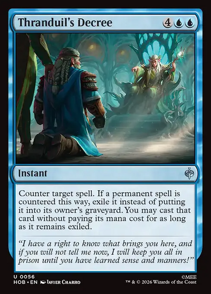 スランドゥイルの命令/Thranduil's Decree [HOB]