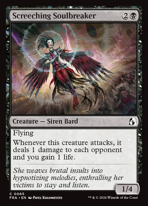 金切り声の魂砕き/Screeching Soulbreaker [FRA][FOIL]