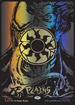 平地/Plains [Secret Lair][FOIL][レイズド]