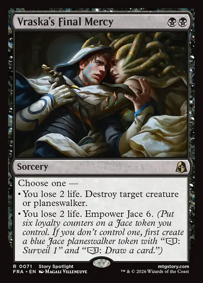ヴラスカの最後の慈悲/Vraska's Final Mercy [FRA][FOIL]