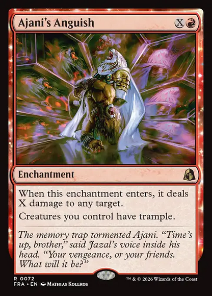 アジャニの苦悶/Ajani's Anguish [FRA][FOIL]