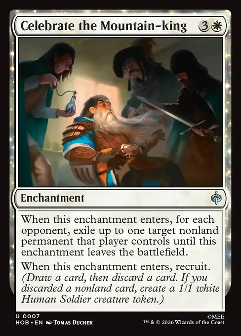 山の王を祝う/Celebrate the Mountain-king [HOB]