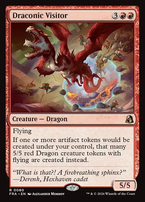 ドラゴンの訪問者/Draconic Visitor [FRA]