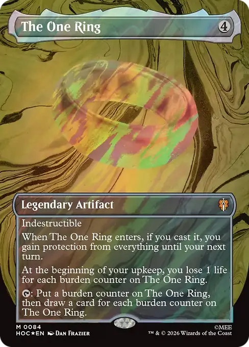 一つの指輪/The One Ring [HOC][ボーダーレス][FOIL][サージ]