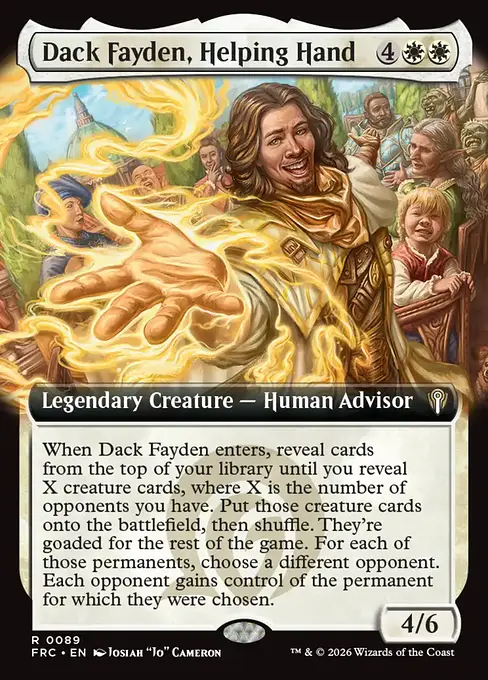 救いの手、ダク・フェイデン/Dack Fayden, Helping Hand [FRC][拡張アート]