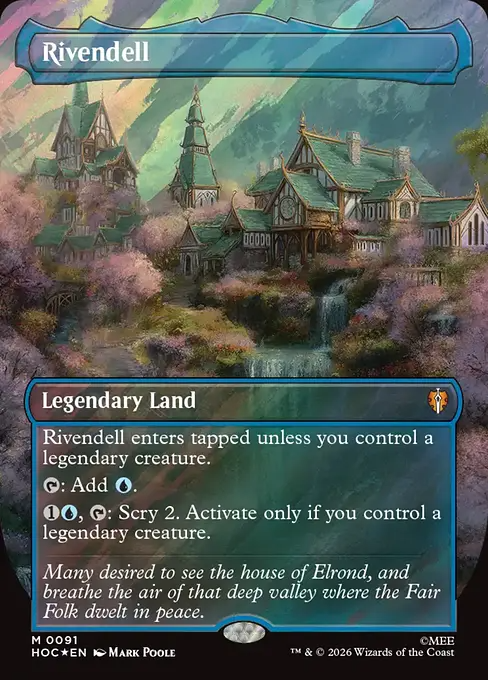 裂け谷/Rivendell [HOC][ボーダーレス][FOIL][サージ]
