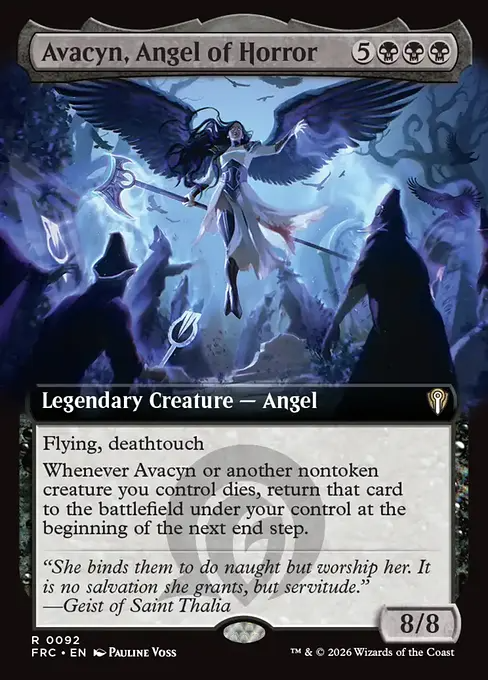 恐怖の天使、アヴァシン/Avacyn, Angel of Horror [FRC][拡張アート]