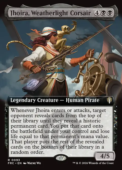 ウェザーライトの海賊、ジョイラ/Jhoira, Weatherlight Corsair [FRC][拡張アート]