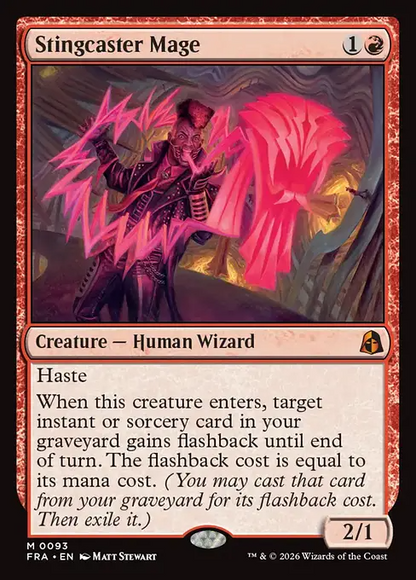 棘唱の魔道士/Stingcaster Mage [FRA][FOIL]