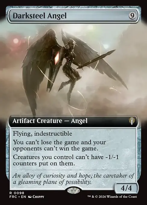 ダークスティールの天使/Darksteel Angel [FRC][拡張アート]