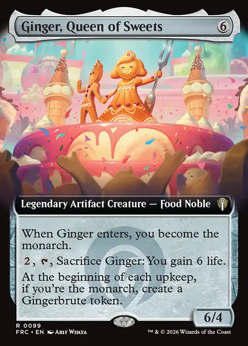 お菓子の女王、ジンジャー/Ginger, Queen of Sweets [FRC][拡張アート]