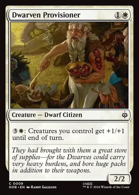 ドワーフの補給兵/Dwarven Provisioner [HOB]