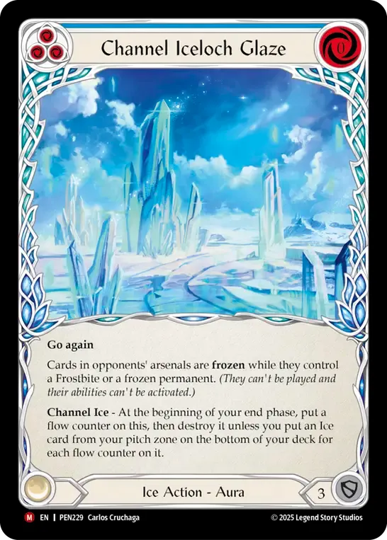[Ice]氷晶湖の導き/Channel Iceloch Glaze [PEN]